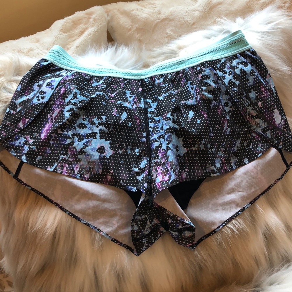 Lululemon running shorts size 8. Worn once!